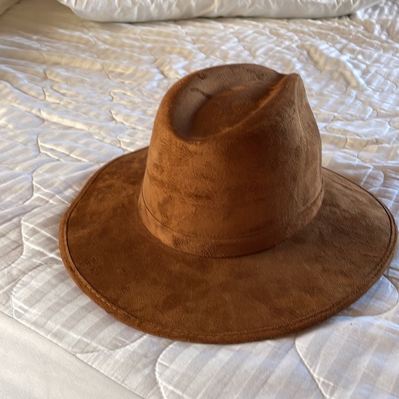 Fedora suede hat brown gorgeous worn once - Picture 2 of 4